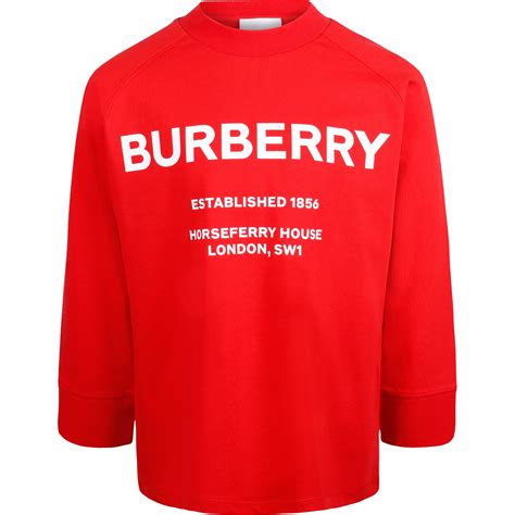 burberry t shirt red|burberry t shirt long sleeve.